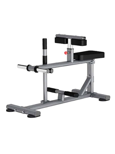 Adjustable seated Insight Fitness Seated Calf Raise - DR011 with black padding and a metallic frame.